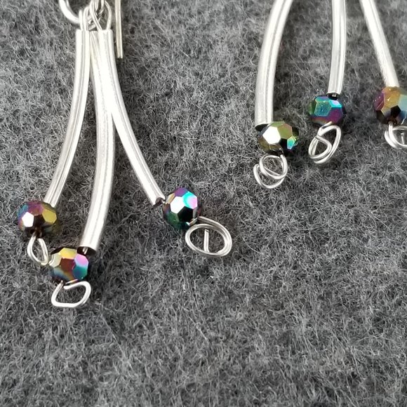 Classy Party Earrings, Surgical  Steel.   Make Me an Offer! - Picture 2 of 5